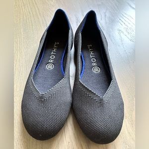 Rothy's Navy Round Toe Flat, Retired